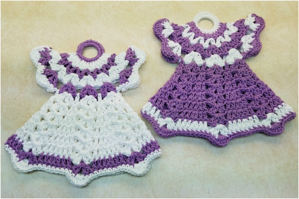 crochet potholders yarn yarnandhooks hooks escolha pasta