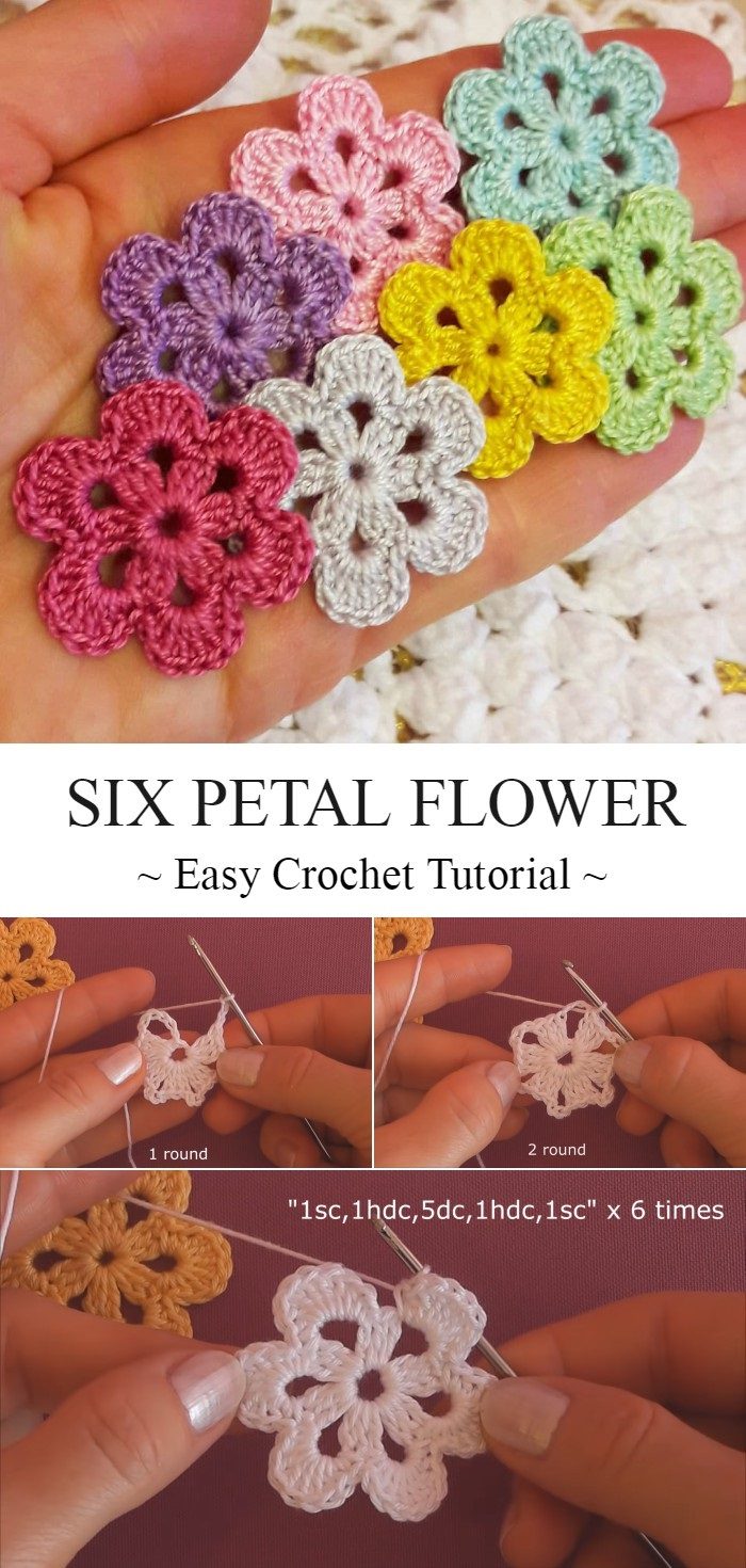 Crochet deals flower tutorial