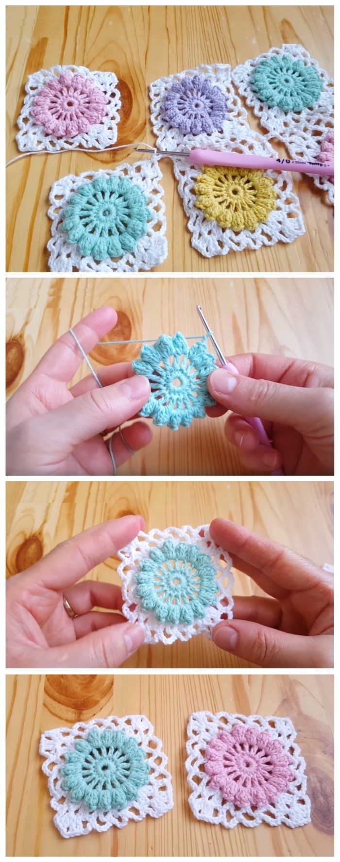 How To Crochet Granny Square Motifs,Turtle Shell Clipart