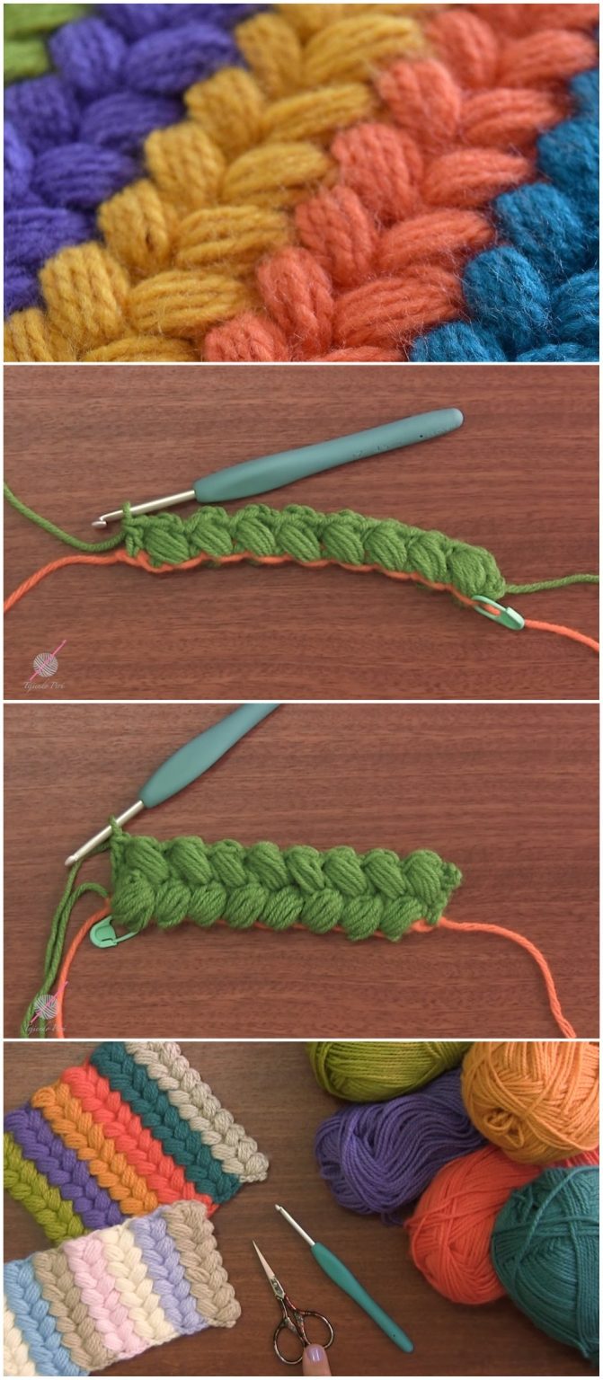 How To Crochet The Braided Puff Stitch