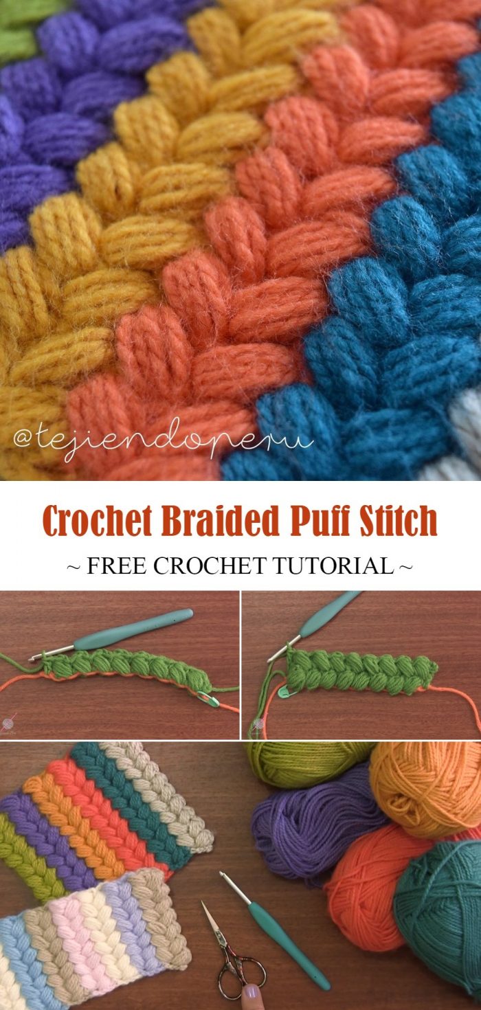 Crochet Braid Puff Stitch Tutorial