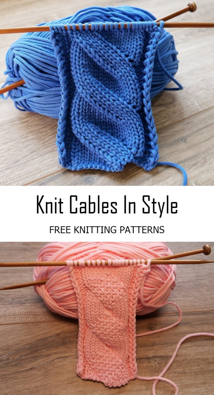 How To Knit Mock And Flat Cable Stitches In Style