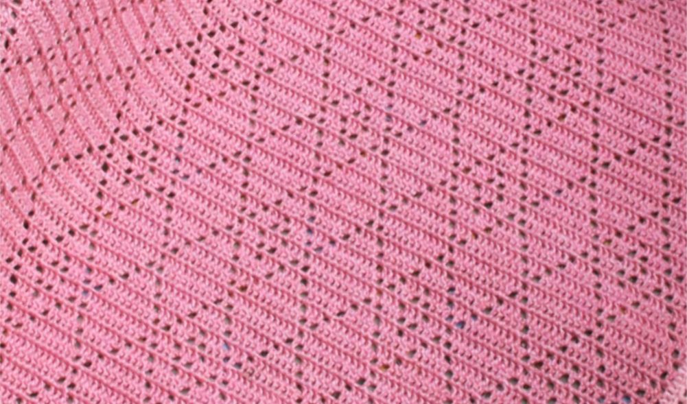 Diamond Stitch Blanket Free Crochet Pattern