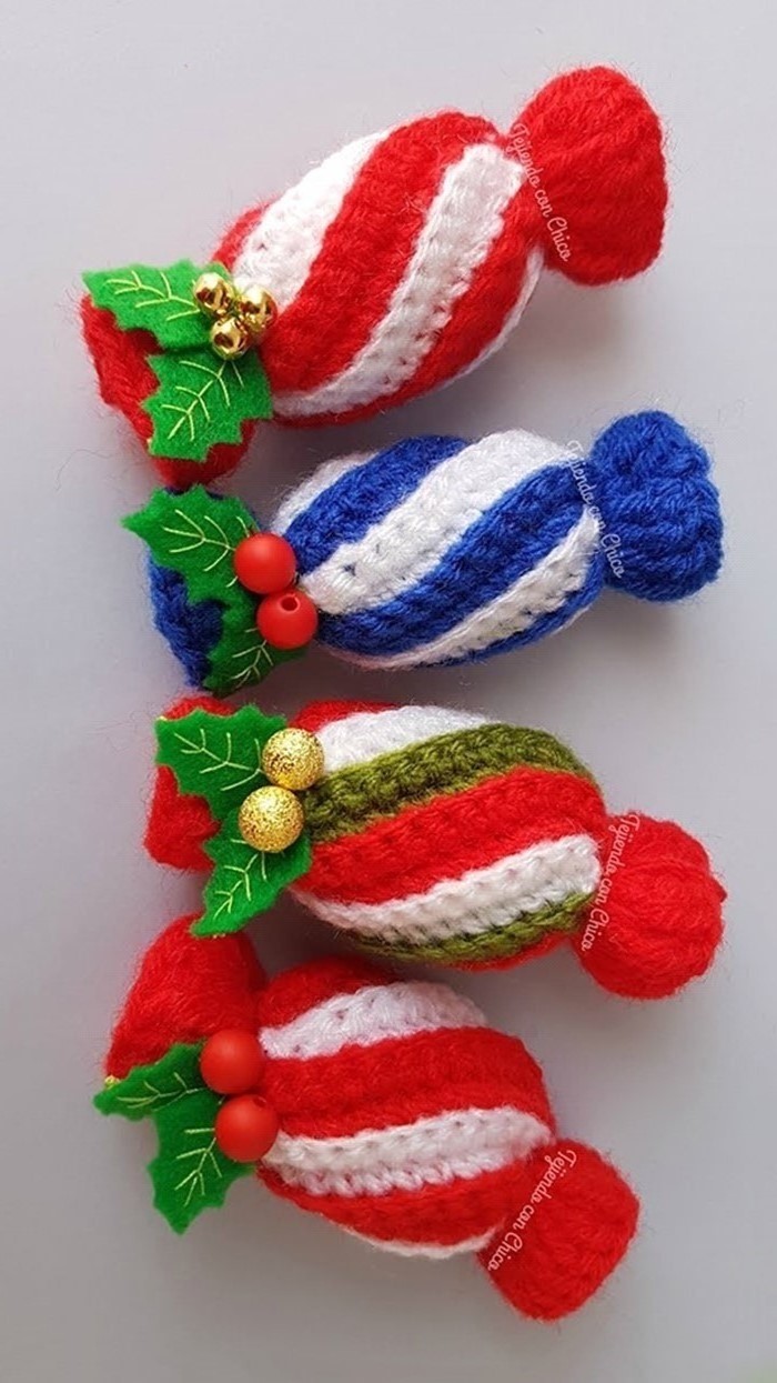 Crochet Christmas Candy Easy Tutorial