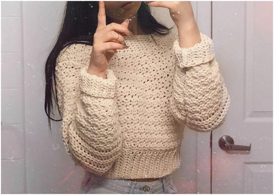 Chunky Sweater Free Crochet Pattern