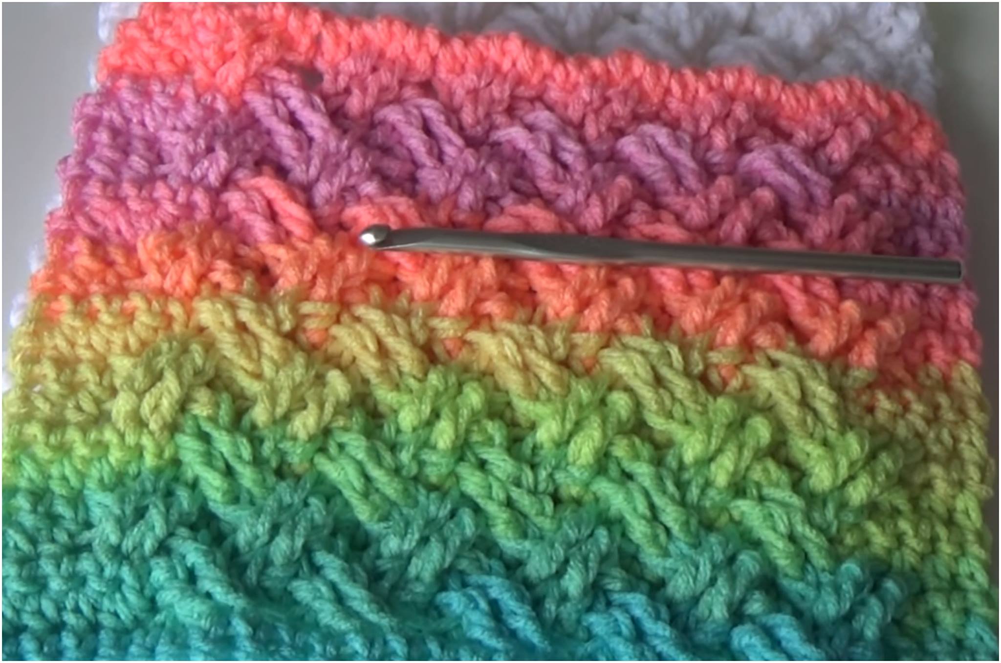 How To Crochet Celtic Weave Stitch