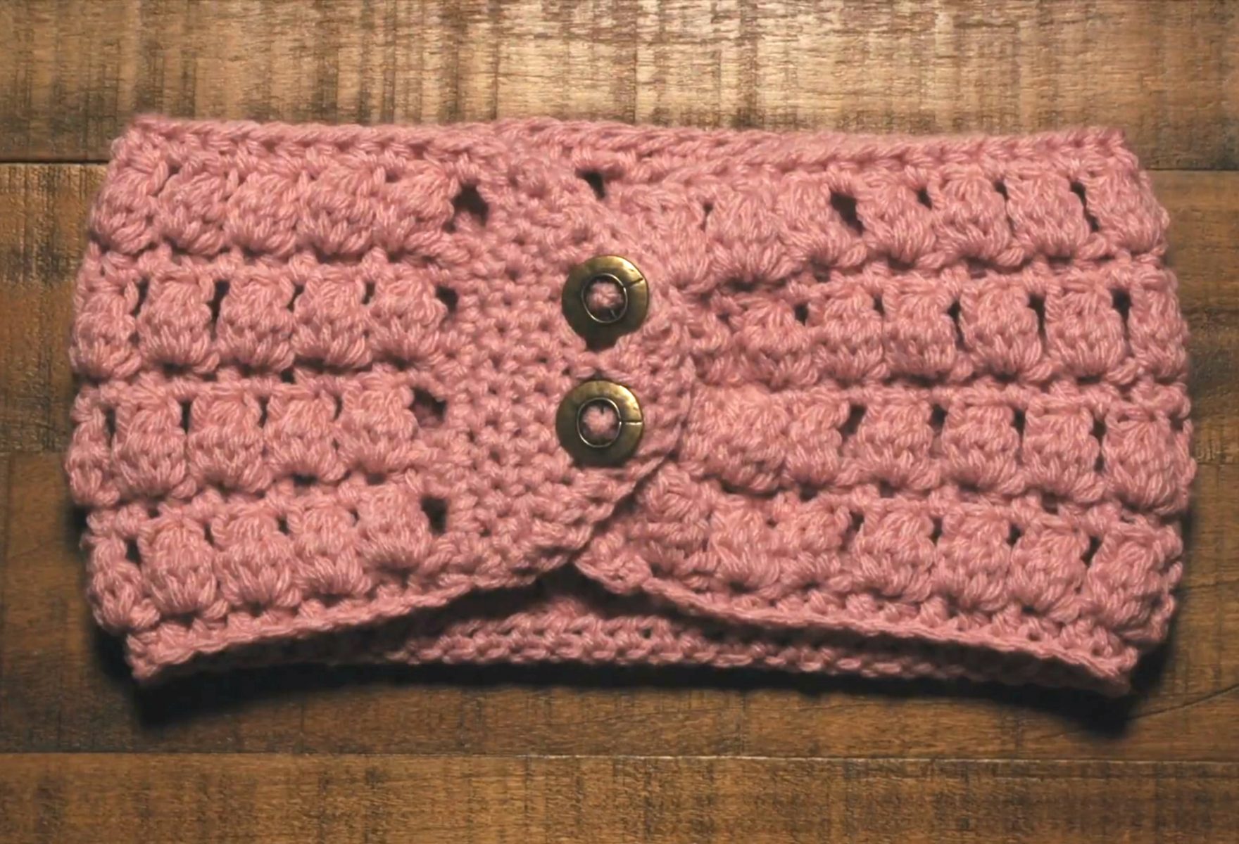 Crochet Bobble Stitch Headbands Free Pattern