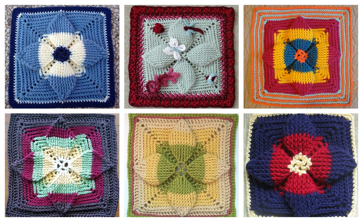 Afghan Block Square Free Crochet Pattern
