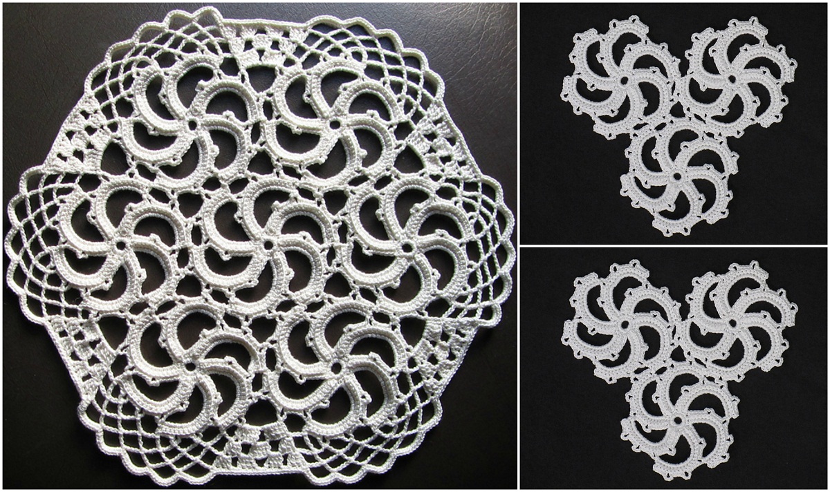 Spiral Doily Free Crochet Pattern