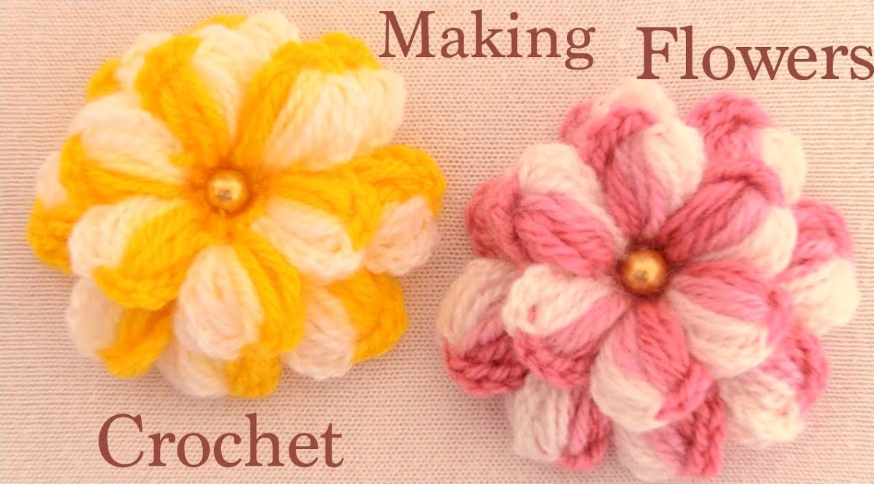 Super Easy Crochet Flower Tutorial