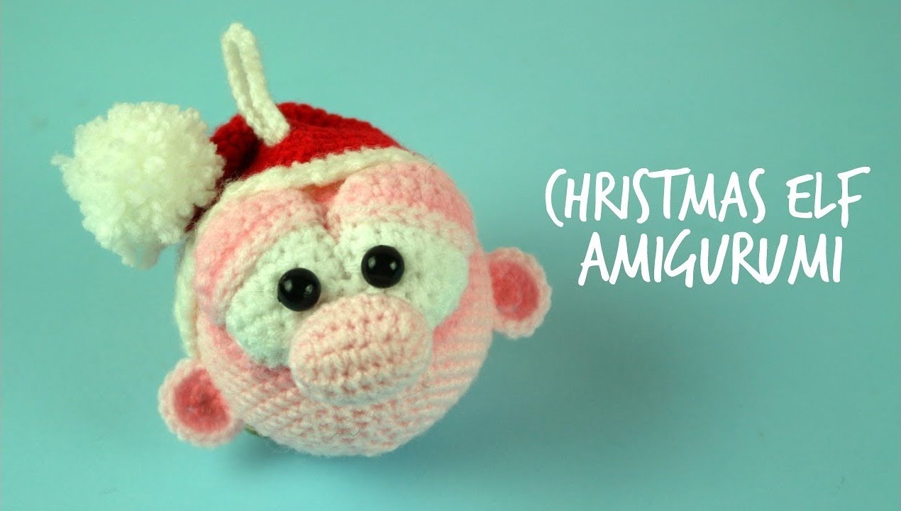 Crochet Christmas Elf Ornament