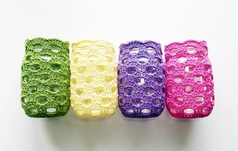How To Crochet Mason Jar Cover