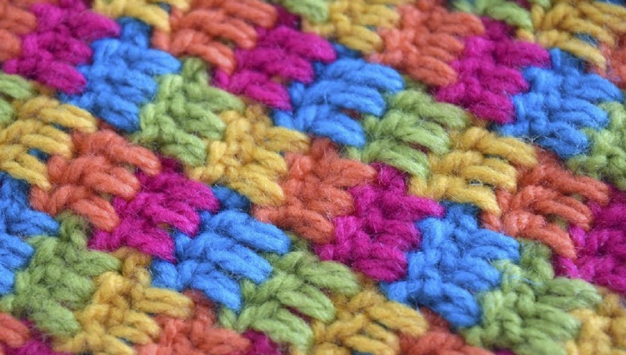 Crochet Buffalo Plaid or Lego Stitch