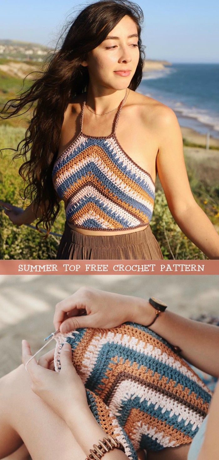 How To Crochet Boho Summer Top