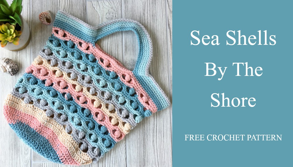 Sea Shells Tote Bag Free Crochet Pattern