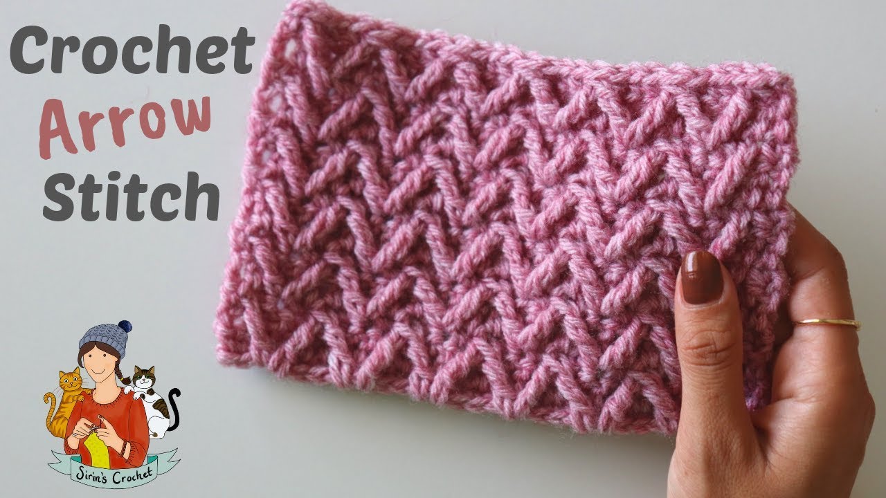 Crochet Arrow Stitch Tutorial For Beginners