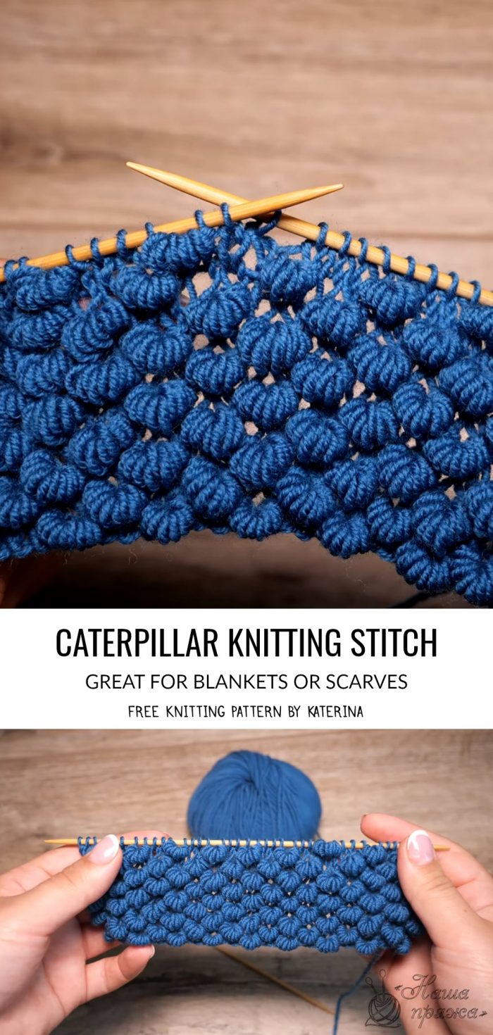 Caterpillar Stitch Knitting Pattern