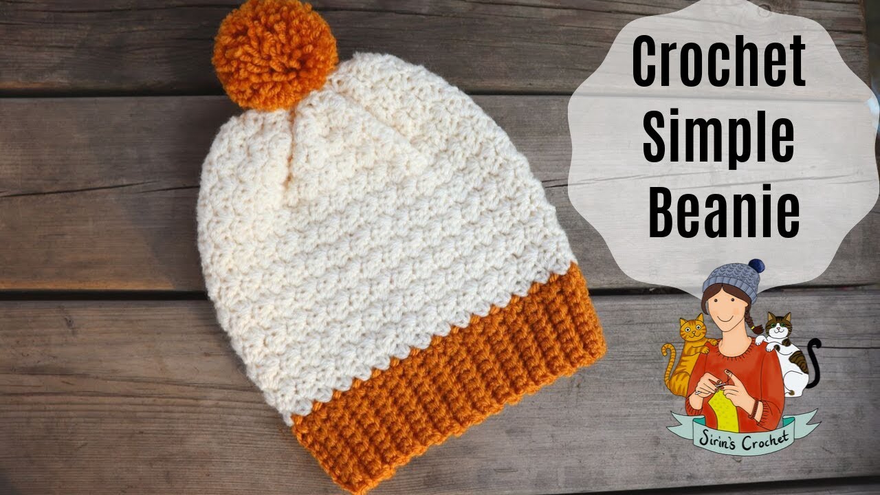 Crochet Simple Beanie Hat