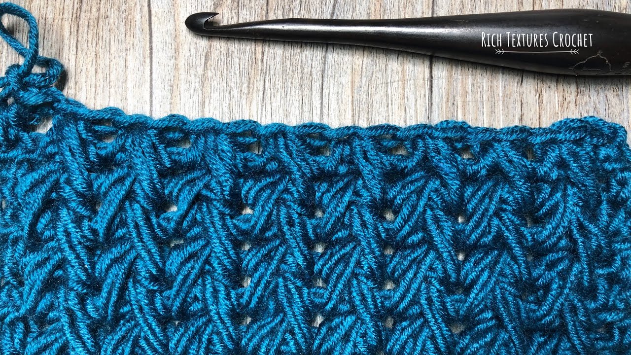 Easy Feather Stitch Crochet Tutorial