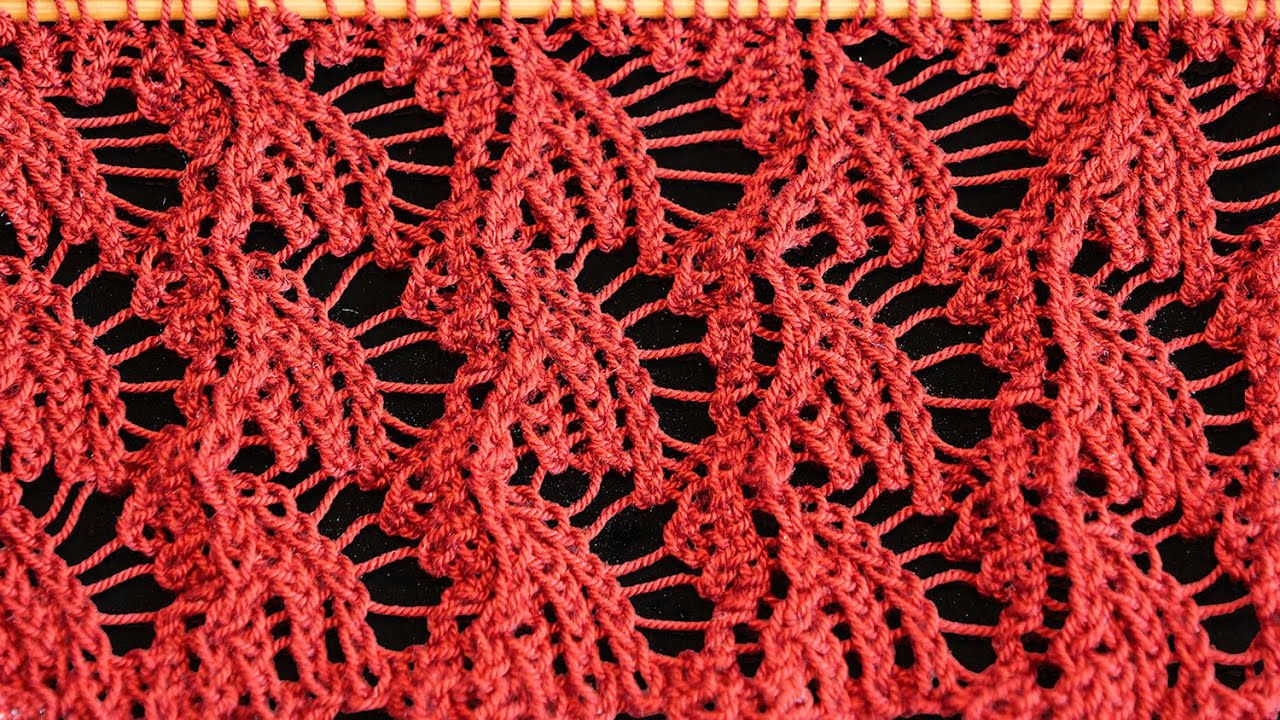 Openwork Shells Stitch Knitting Pattern
