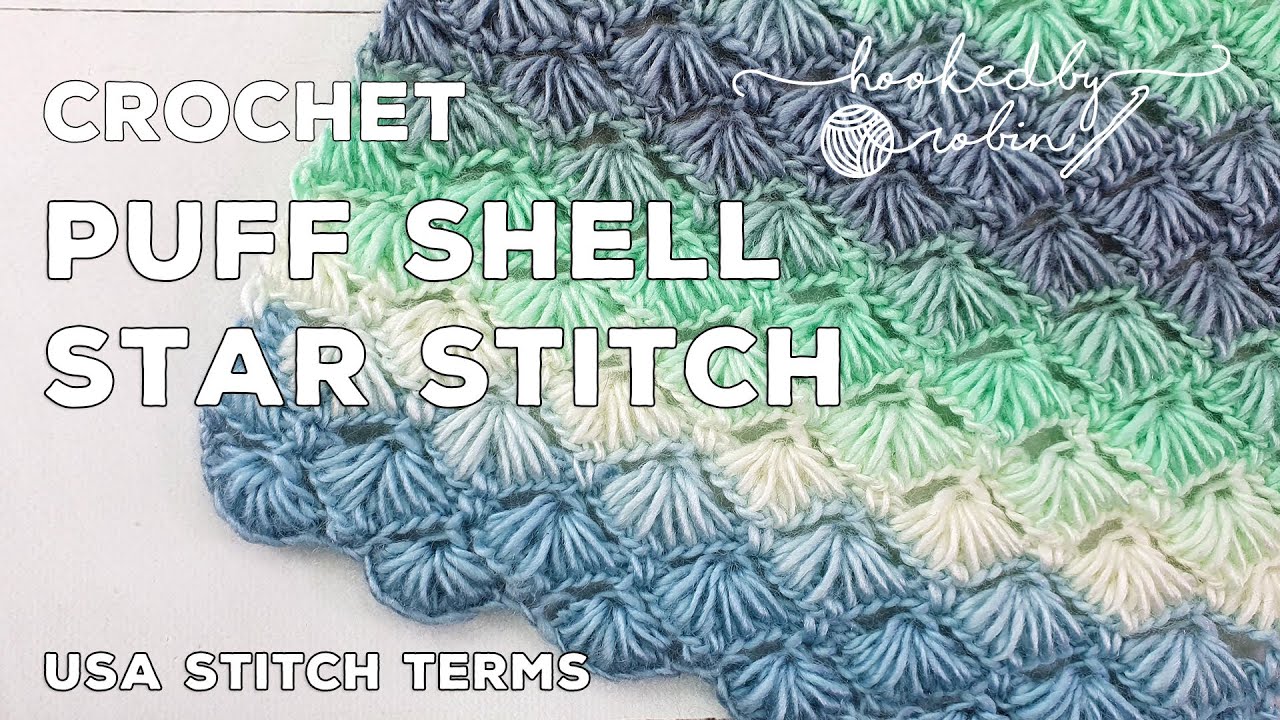 Crochet Puff Shell Star Stitch