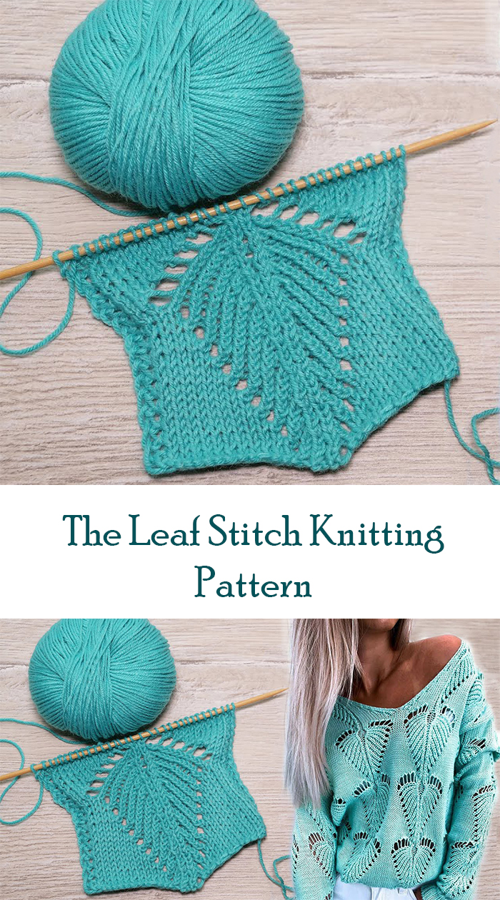 The Leaf Stitch Knitting Pattern