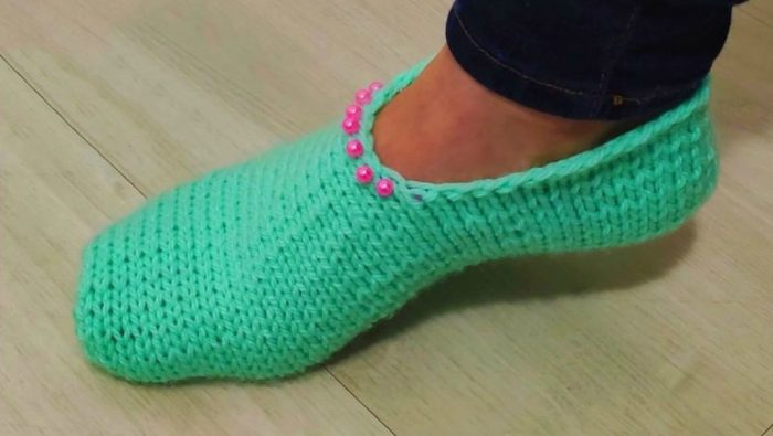 Beginner Friendly Pattern For Knitted Slippers