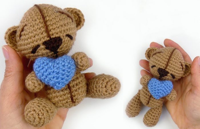 Crochet Amigurumi Bear With Moving Legs - Free Pattern