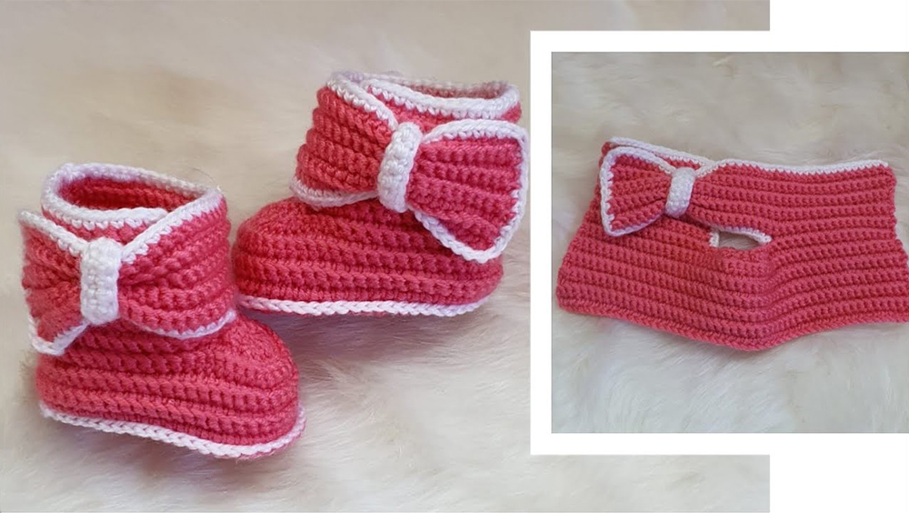 Crochet Warm And Cozy Baby Booties In Style